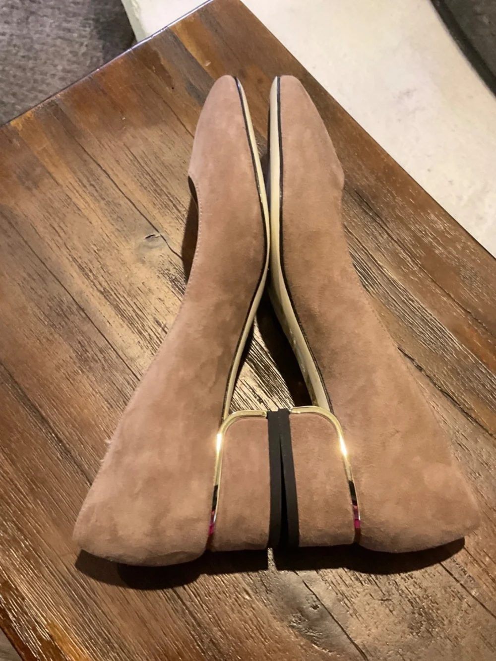 Ron White Elexia Onyx/Tan Suede size EU37 / US 6.5/7